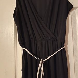 Black Pants Wide Leg Jumper
